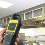 VA - 8020 Anemometer Thermometer, Air Speed Temperature °C / °F HVAC Dual Meter Tester, 80~4000fpm (0.4~20m/s), - 10~50°C (14~122°F) - Gain Express