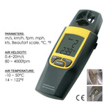 VA - 8020 Anemometer Thermometer, Air Speed Temperature °C / °F HVAC Dual Meter Tester, 80~4000fpm (0.4~20m/s), - 10~50°C (14~122°F) - Gain Express