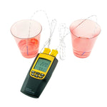 VA - 8060 Digital K or J Type Thermometer Thermocouple with 4 Probes Large LCD Display Meter Tester Backlight - Gain Express