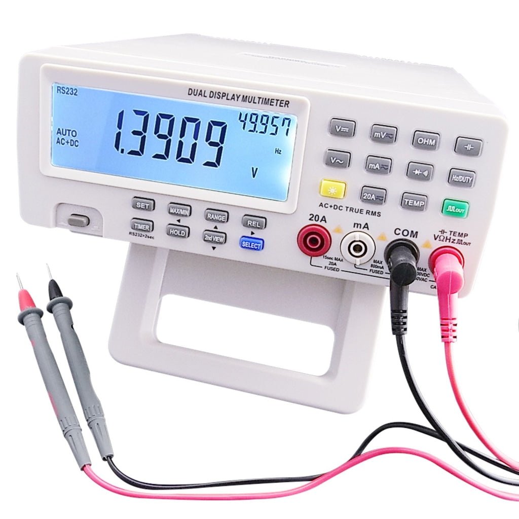 Compact Benchtop Multimeter VC-8145 DMM Digital Bench Top Multimeter PC Analog Bar Meter - Gain Express