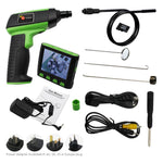 VID - 12_1M 1M Inspection Camera Endoscope 3.5" Detachable Wireless LCD, 9mm Diameter 4 LED, 4X Zoom, 2GB Card, Recording Borescope Tool Set - Gain Express