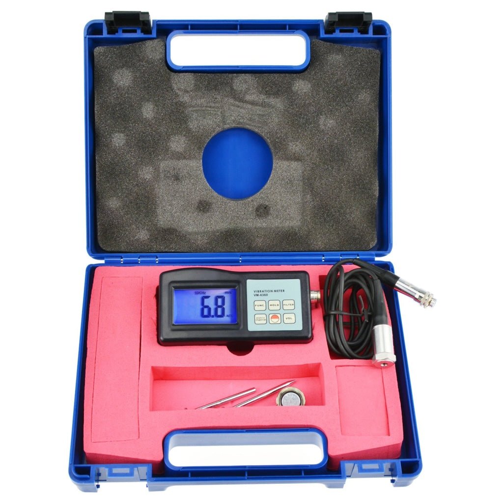 VM-6360 Digital Vibration Meter with LCD , Gauge Tester Analyzer - Gain Express VM-6360 Digital Vibration Meter with LCD , Gauge Tester Analyzer - Gain Express