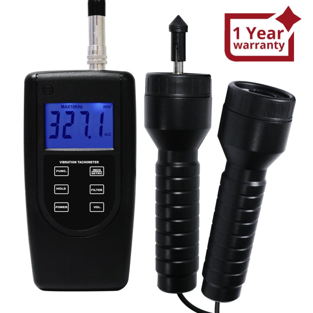 Sirometer VM-6370T Vibration Tachometer Meter Piezoelectric Sensor Contact Photo ...