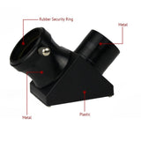 WKD90 1.25" 90 - Degree Diagonal Adapter Erect Image Zenith Mirror Prism Metal and Plastic for Refracting Telescope Eyepiece Lens - Gain Express