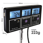 WQM - 242 5 - in - 1 Water Quality Multi - parameter PH EC CF TDS (ppm) Temperature Test Meter Backlight, Wall - mountable Rechargeable Continuous Monitor Tester, Aquariums Hydroponics Pool Fish Tank Pond Drinking - Gain Express