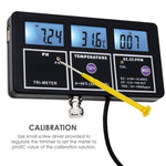 WQM - 242 5 - in - 1 Water Quality Multi - parameter PH EC CF TDS (ppm) Temperature Test Meter Backlight, Wall - mountable Rechargeable Continuous Monitor Tester, Aquariums Hydroponics Pool Fish Tank Pond Drinking - Gain Express