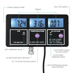 WQM - 242 5 - in - 1 Water Quality Multi - parameter PH EC CF TDS (ppm) Temperature Test Meter Backlight, Wall - mountable Rechargeable Continuous Monitor Tester, Aquariums Hydroponics Pool Fish Tank Pond Drinking - Gain Express