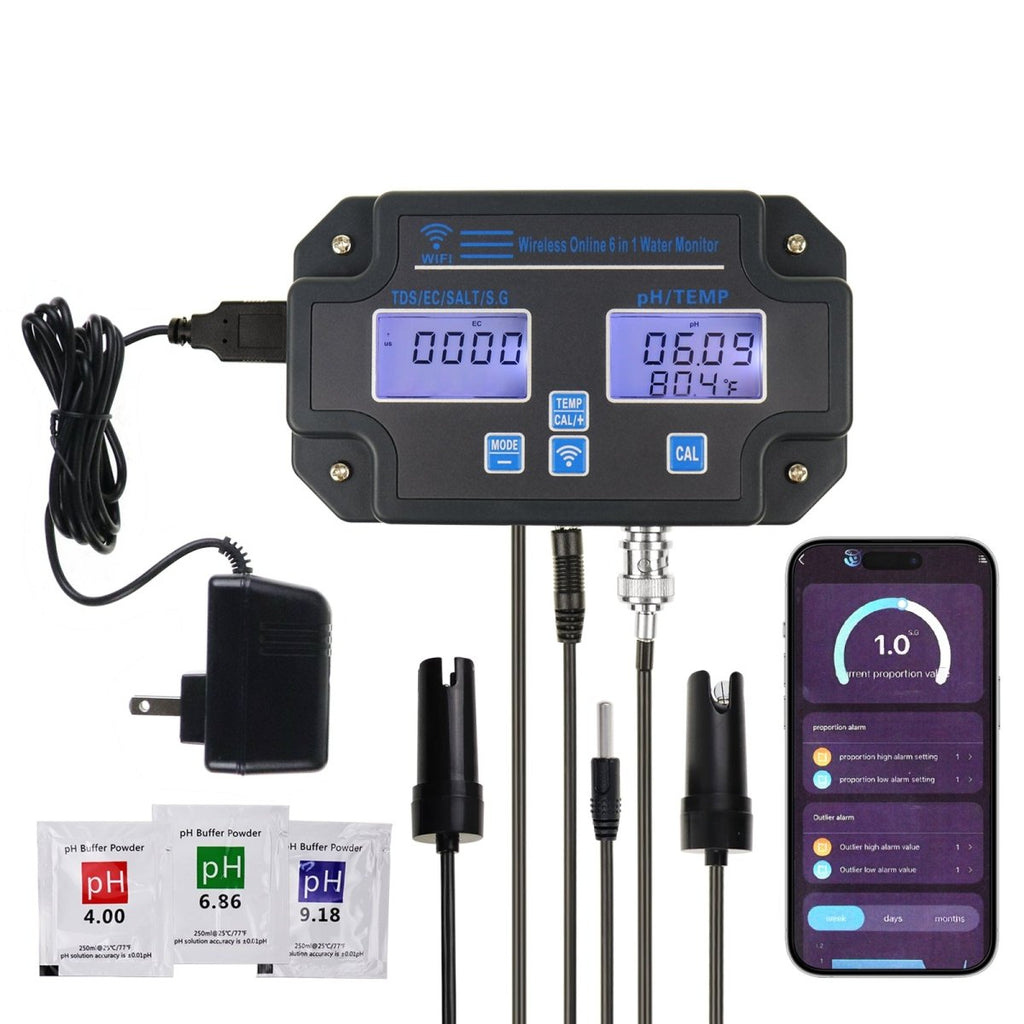 Yieryi 7 In 1 Zwembad Chloor Ph Meter Professionele Zout/orp/tds/ec/fac Tester Spa Warmwaterbron Cl Waterkwaliteit Analyzer Yieryi 7 In 1 Zwembad Chloor Ph Meter Professionele Zout/orp/tds/ec/fac Tester Spa Warmwaterbron Cl Waterkwaliteit Analyzer