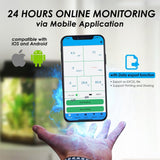 WQM - 369 Bluetooth 6 IN 1 Floating Monitor EC / Salinity / pH / ORP / Temperature / Chlorine Smart Meter Tester - Gain Express