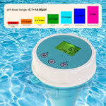 WQM - 369 Bluetooth 6 IN 1 Floating Monitor EC / Salinity / pH / ORP / Temperature / Chlorine Smart Meter Tester - Gain Express