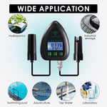 WQM - 397 Smart 5 - in - 1 pH / TDS / Salt / S.G / Temperature WiFi Tester Water Quality for Drinking Supply Aquarium Hydroponics Pool Aquaculture - Gain Express