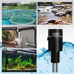 WQM - 453 Water Quality Conductivity Indicator 7 LED Conductivity Level Measure 0~90us/cm with ATC and IP68 for Water Filter Monitoring, Environmental Checking etc. - Gain Express