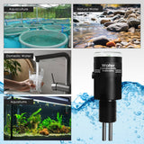 WQM - 453 Water Quality Conductivity Indicator 7 LED Conductivity Level Measure 0~90us/cm with ATC and IP68 for Water Filter Monitoring, Environmental Checking etc. - Gain Express
