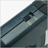 WS - 815 Digital 25kg/55lb LCD Fish Weighing Scale w/ RUBBER SIDE HANDLE - Gain Express