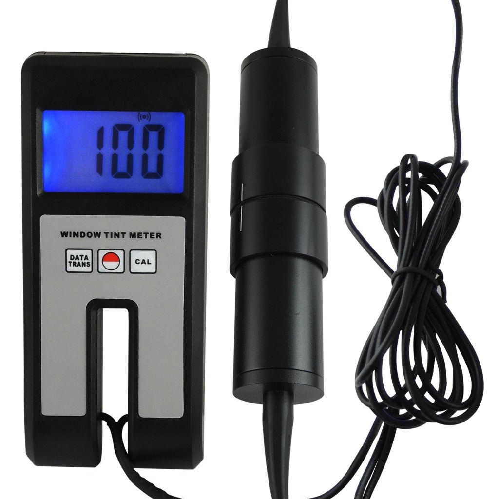 WTM - 1100 Window Tint Meter Visual Light Transmission 18mm Thickness Continuous Measuring - Gain Express