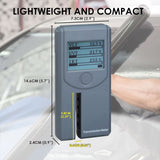 WTM - 404 Portable Tint Meter Window Tint Tool with Automatic Calibration for measuring VL (Visible Light) UV IR Transmittance and Rejection of Solar Film, Stick - film Glass, Car Window Tint - Gain Express