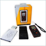 X01RZ60 60M Meter ±2mm Accuracy Laser Distance w/ Bubble Spirit level - Gain Express