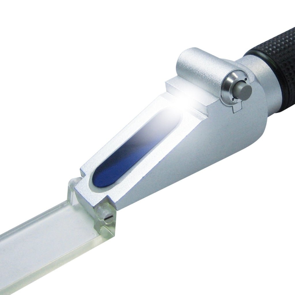 ZGRS - 10ATC 0 - 10% ATC Handheld Salinity Refractometer w/ Built - in LED Light Source - Gain Express