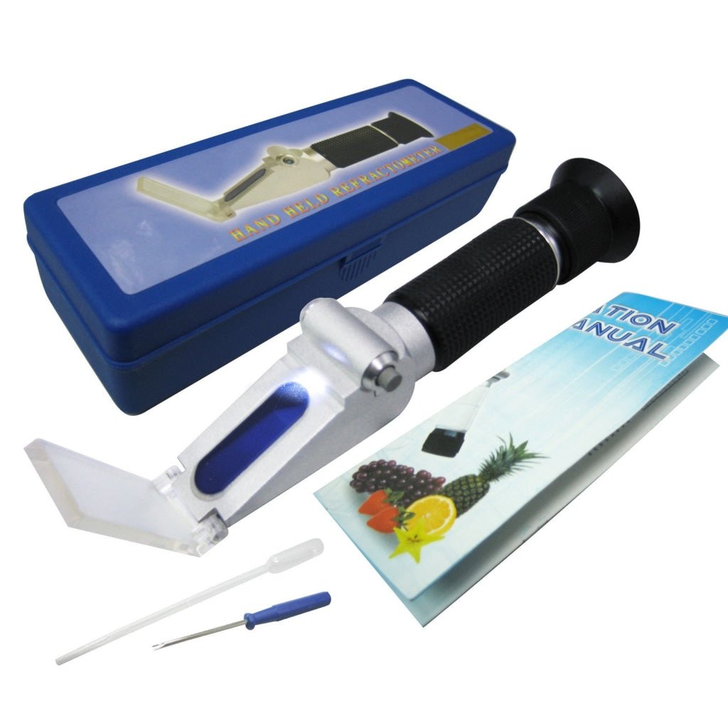 ZGRS - 10ATC 0 - 10% ATC Handheld Salinity Refractometer w/ Built - in LED Light Source - Gain Express