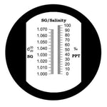 ZGRS - 10ATC 0 - 10% ATC Handheld Salinity Refractometer w/ Built - in LED Light Source - Gain Express