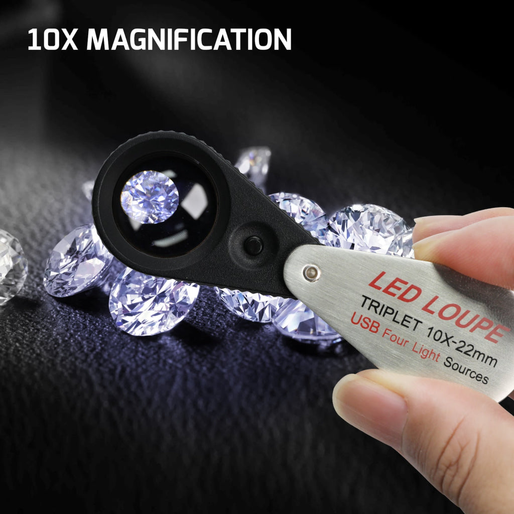 Loupe Frontale De Montage Verre Optique Lunette Grossissante 4X Loupe Frontale De Montage Verre Optique Lunette Grossissante 4X
