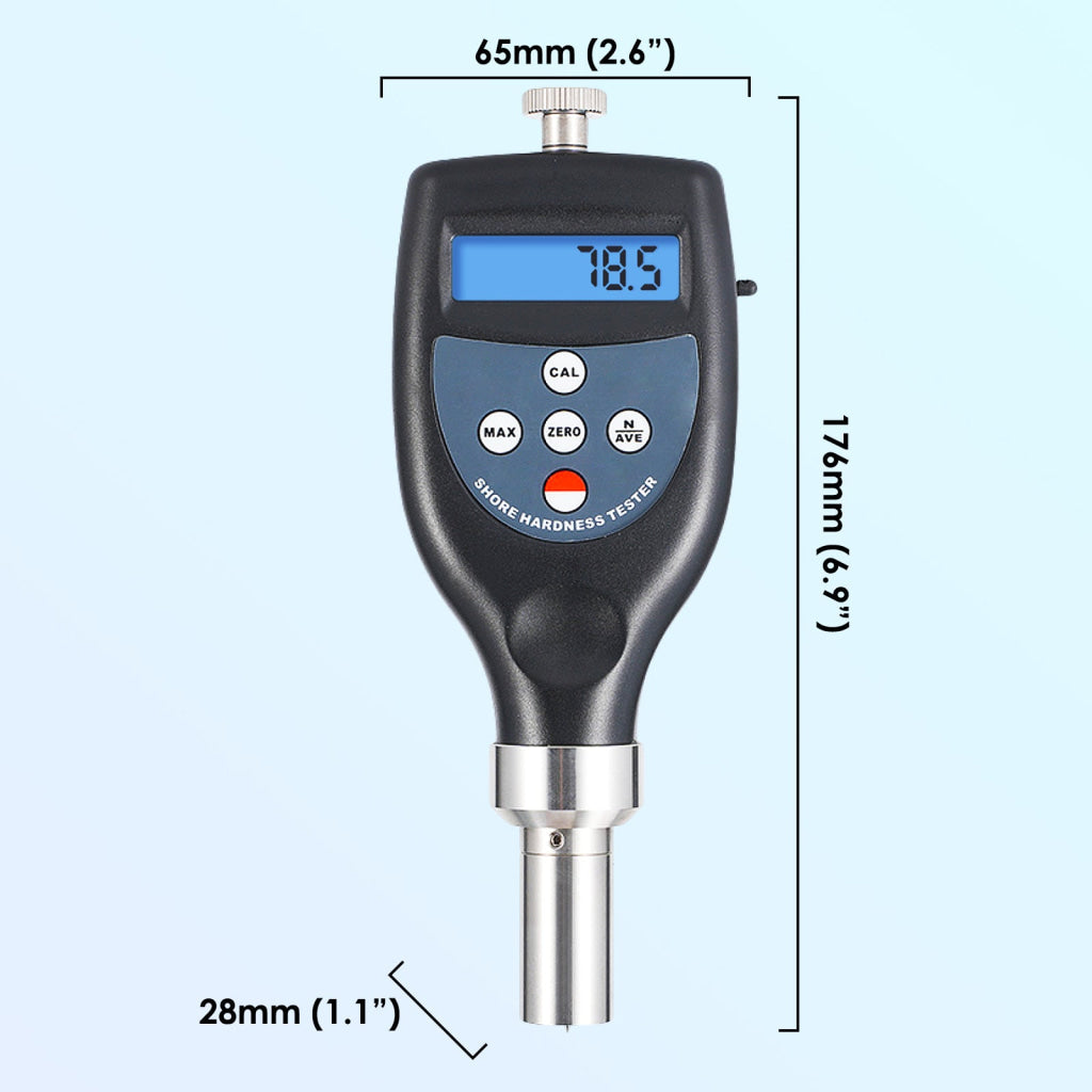 HT-6510D Digital Hardness Durometer Meter Tester Plastic Shore D hardness tester