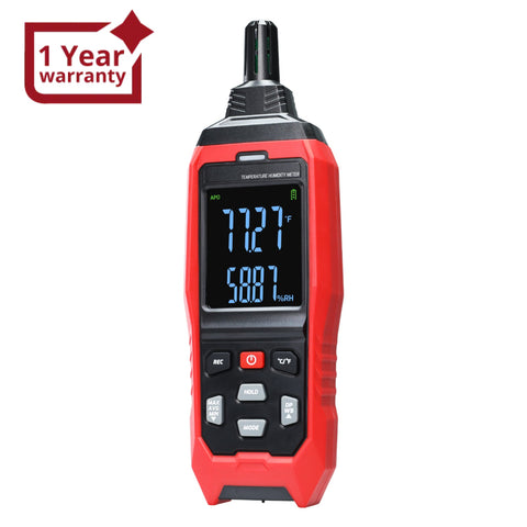 HTM-482 Multi-Function Environmental Meter Thermo-Hygrometer Datalogging Temperature Humidity and Wet Bulb Dew Point