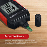 HTM-483 Handheld Thermo-Hygrometer Ambient Temperature and Relative Humidity High Precision Measurement