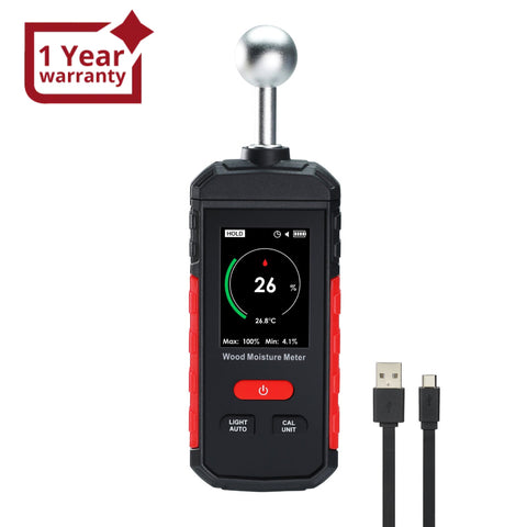 HTM-495 Moisture Meter for Drywall Wood Moisture Meters for Walls Firewood Floor Humidity Detector Lumber Humidity