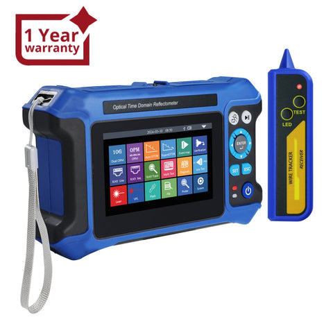 Mini Pro Series OTDR: Compact and Multifunctional Fiber Optic Tester OPM LS VFL RJ45 Cable Tracking for FTTX Network