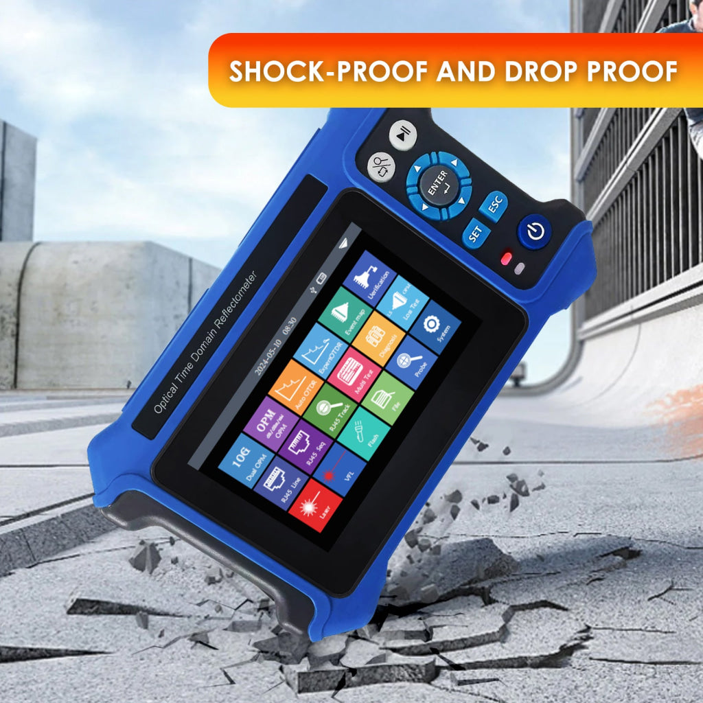 Mini Pro Series OTDR: Compact and Multifunctional Fiber Optic Tester OPM LS VFL RJ45 Cable Tracking for FTTX Network
