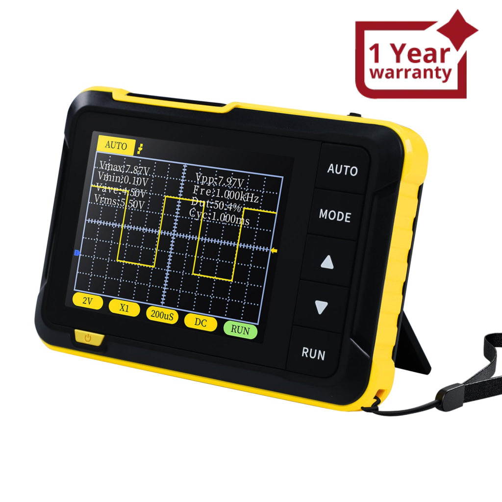 MUL-400 Mini Digital Oscilloscope Portable 200KHz Meter with 2.8