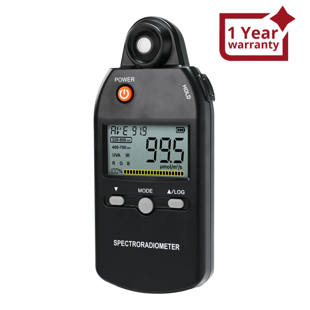 PAR-530 Spectroradiometer PPFD Meter Spectrometer PAR Quantum Meter UV ...