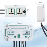 PHC-493 PH / EC /Temp Meter Smart Acidity & Conductivity Range Controller Monitoring and Dosing in Water pH Meter
