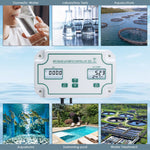 PHC-493 PH / EC /Temp Meter Smart Acidity & Conductivity Range Controller Monitoring and Dosing in Water pH Meter