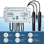 PHC-493 PH / EC /Temp Meter Smart Acidity & Conductivity Range Controller Monitoring and Dosing in Water pH Meter