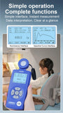 Portable Spectral Illuminance Meter Light Lux Tester with Spectral Sensor Measuring CRI CCT Blue Light UV Index
