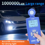 Portable Spectral Illuminance Meter Light Lux Tester with Spectral Sensor Measuring CRI CCT Blue Light UV Index