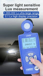 Portable Spectral Illuminance Meter Light Lux Tester with Spectral Sensor Measuring CRI CCT Blue Light UV Index