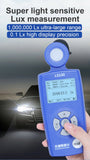 Portable Spectral Illuminance Meter Light Lux Tester with Spectral Sensor Measuring CRI CCT Blue Light UV Index