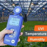 Portable Spectral Illuminance Meter Light Lux Tester with Spectral Sensor Measuring CRI CCT Blue Light UV Index