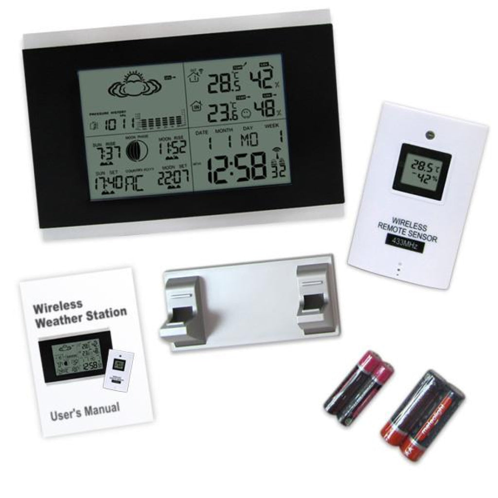 R01Aok-5018B Digital Wireless Indoor Outdoor Weather Station Thermometer