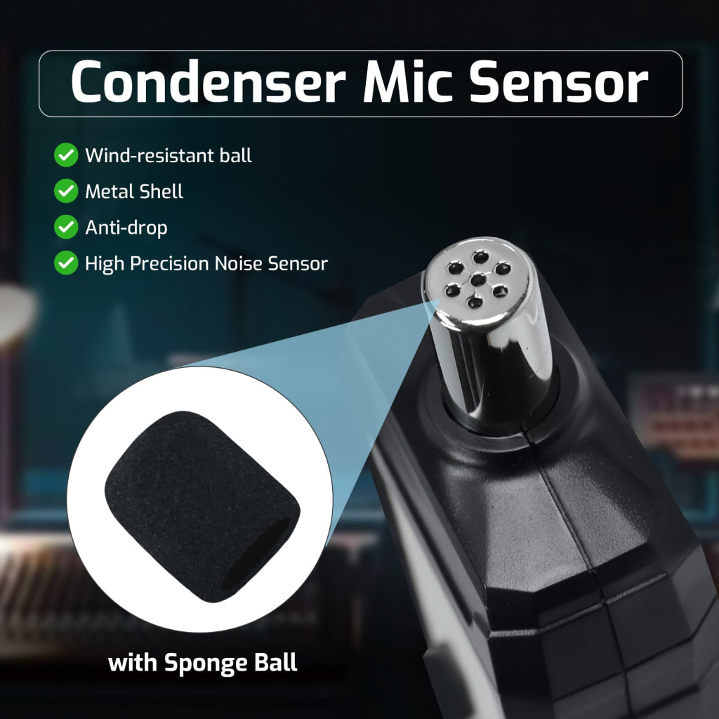 SLM-547 Sound Level Meter 30~130dB Decibel Meter Sound Noise Detector 0.1dB Resolution High Precision SPL Tester