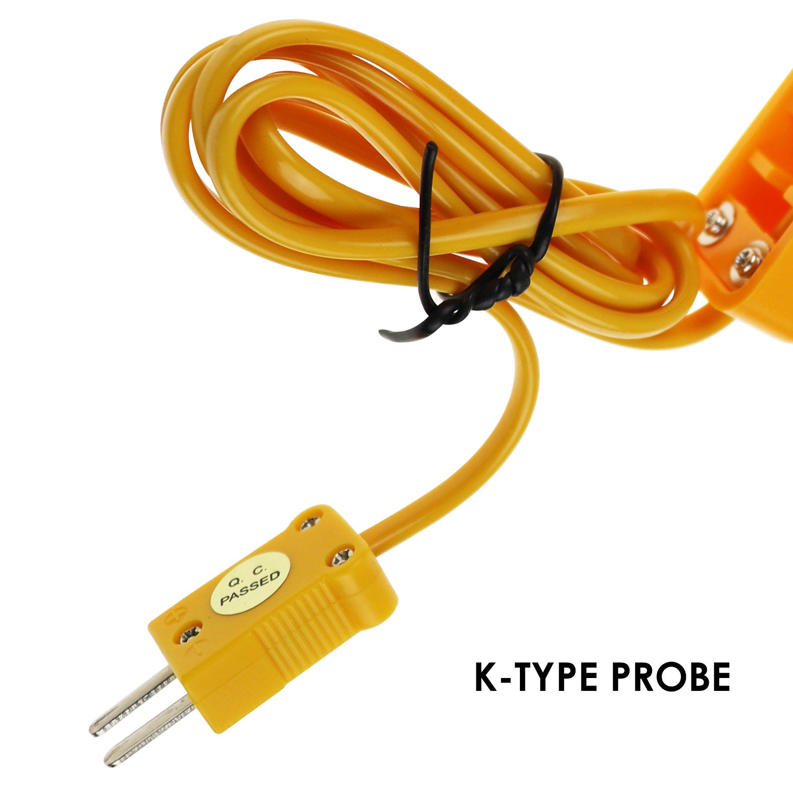 K-Type Thermocouple Temperature Clamp Lead Probe Pipe Clamp for Thermometer Multimeter Temp Measurement