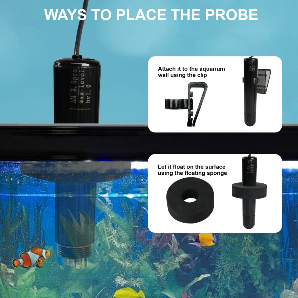 WQM 527 Smart WIFI Water Quality Monitor Multi Parameter Aquarium Monitor pH Temperature TDS EC (Conductivity) Salinity