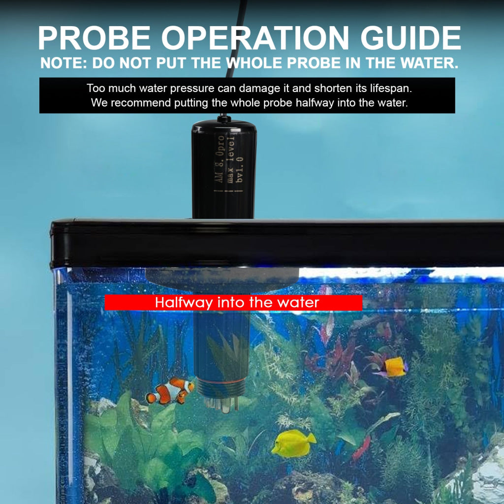 WQM 527 Smart WIFI Water Quality Monitor Multi Parameter Aquarium Monitor pH Temperature TDS EC (Conductivity) Salinity