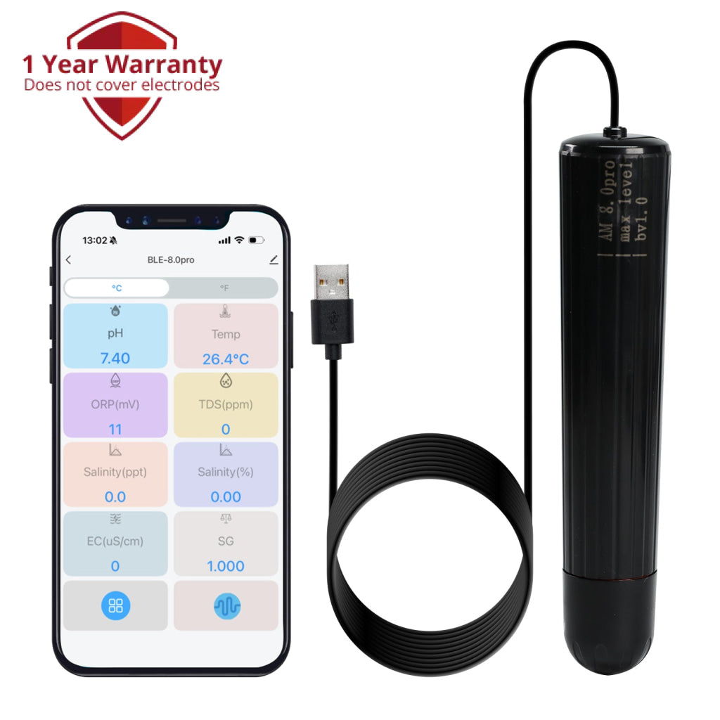WQM-527 Smart WIFI Water Quality Monitor Multi-Parameter Aquarium Moni ...