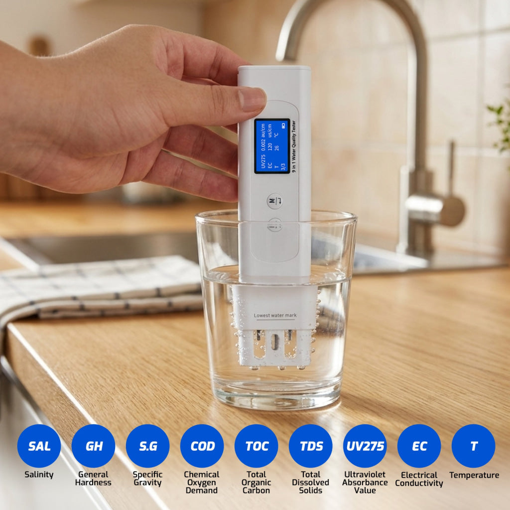 WQM-546 Multi-Parameter Water Quality Tester – UV Absorbance for COD/TOC/UV275 EC/TDS/Salinity/GH/S.G./Temp Intelligent