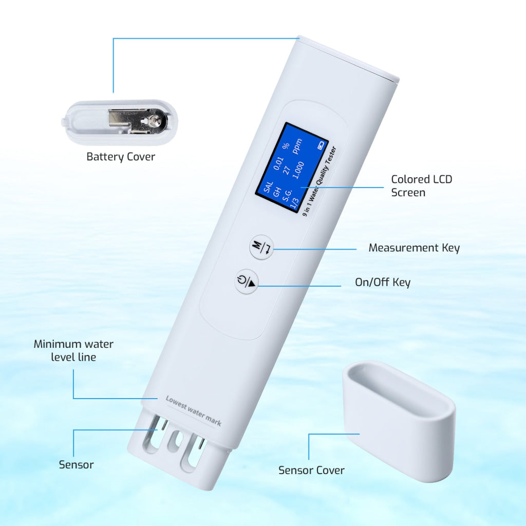 WQM-546 Multi-Parameter Water Quality Tester – UV Absorbance for COD/TOC/UV275 EC/TDS/Salinity/GH/S.G./Temp Intelligent