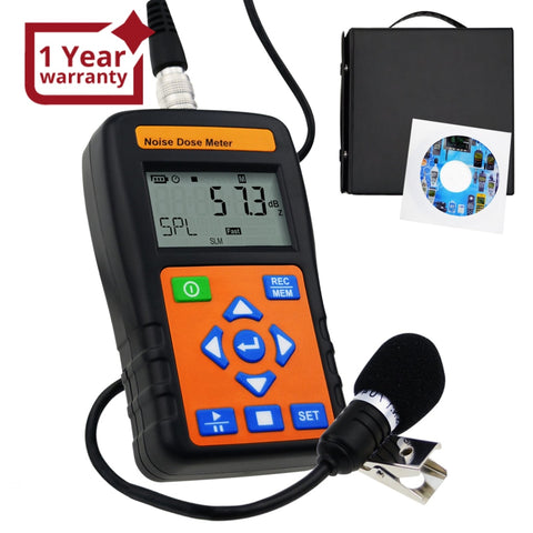 St-130 Noise Dose Meter Datalogger Sound Level Data Logging A / C Z Weighting